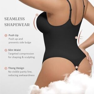 NWT Feelingirl Thong Bodysuit Tummy Control